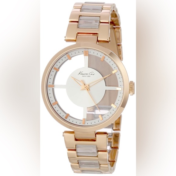 Kenneth Cole Women's Rose Gold and Silver Watch